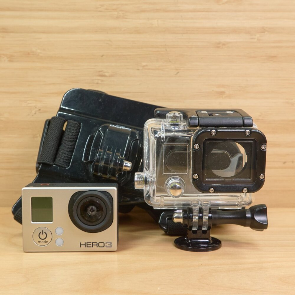 GoPro HERO3 Silver Edition CHDHN‑301 Action Camera – Tested & Working